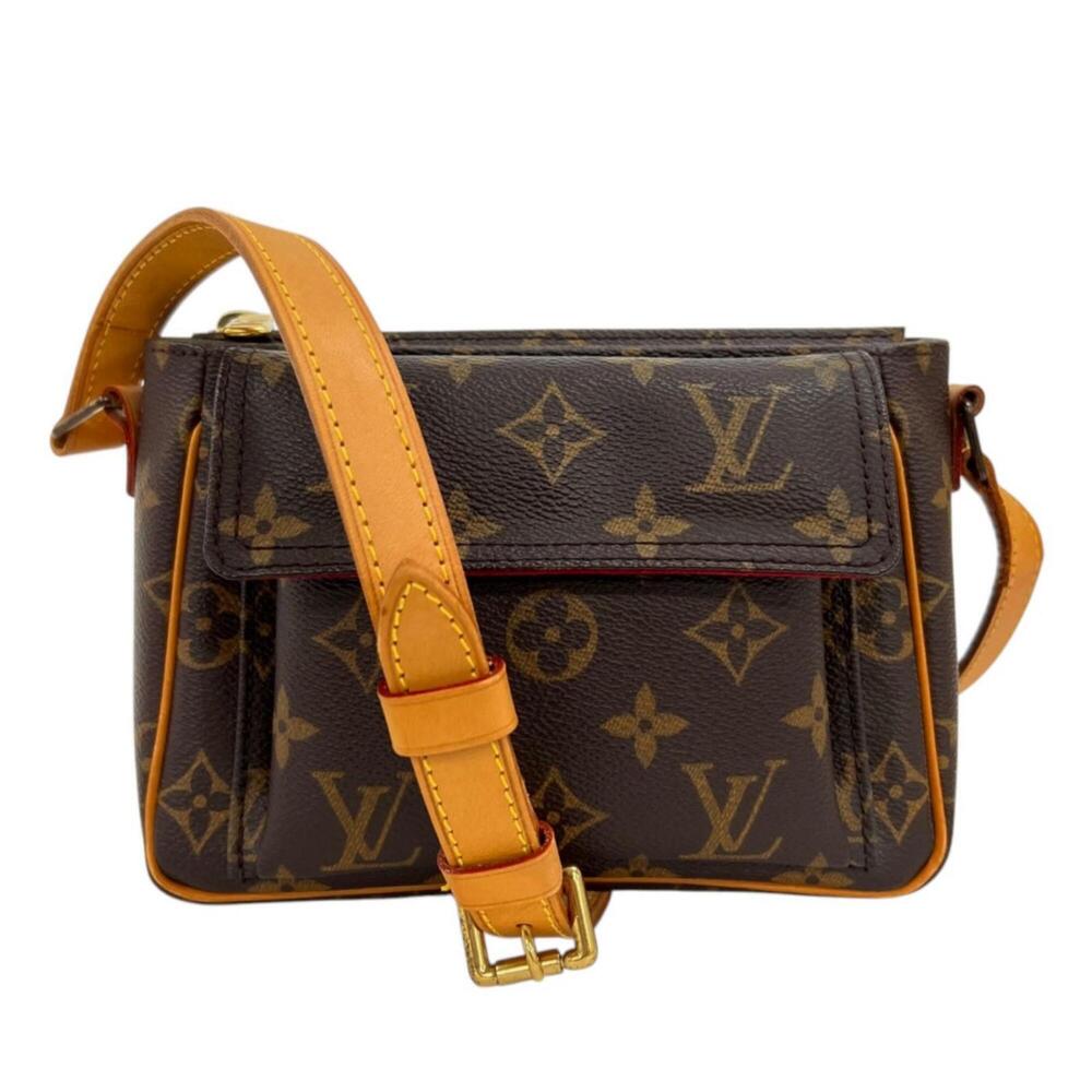 LOUIS VUITTON LV Louis Vuitton Viva-Cite PM M51165 Shoulder Bag Monogram Brow...
